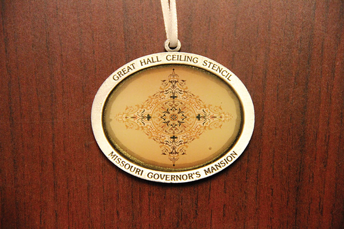 Great Hall Ceiling Stencil Ornament