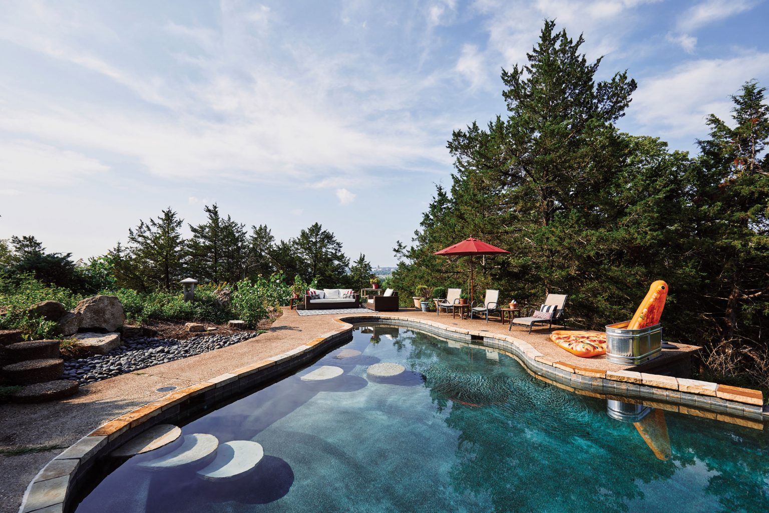 Pool Overlooking Capitol