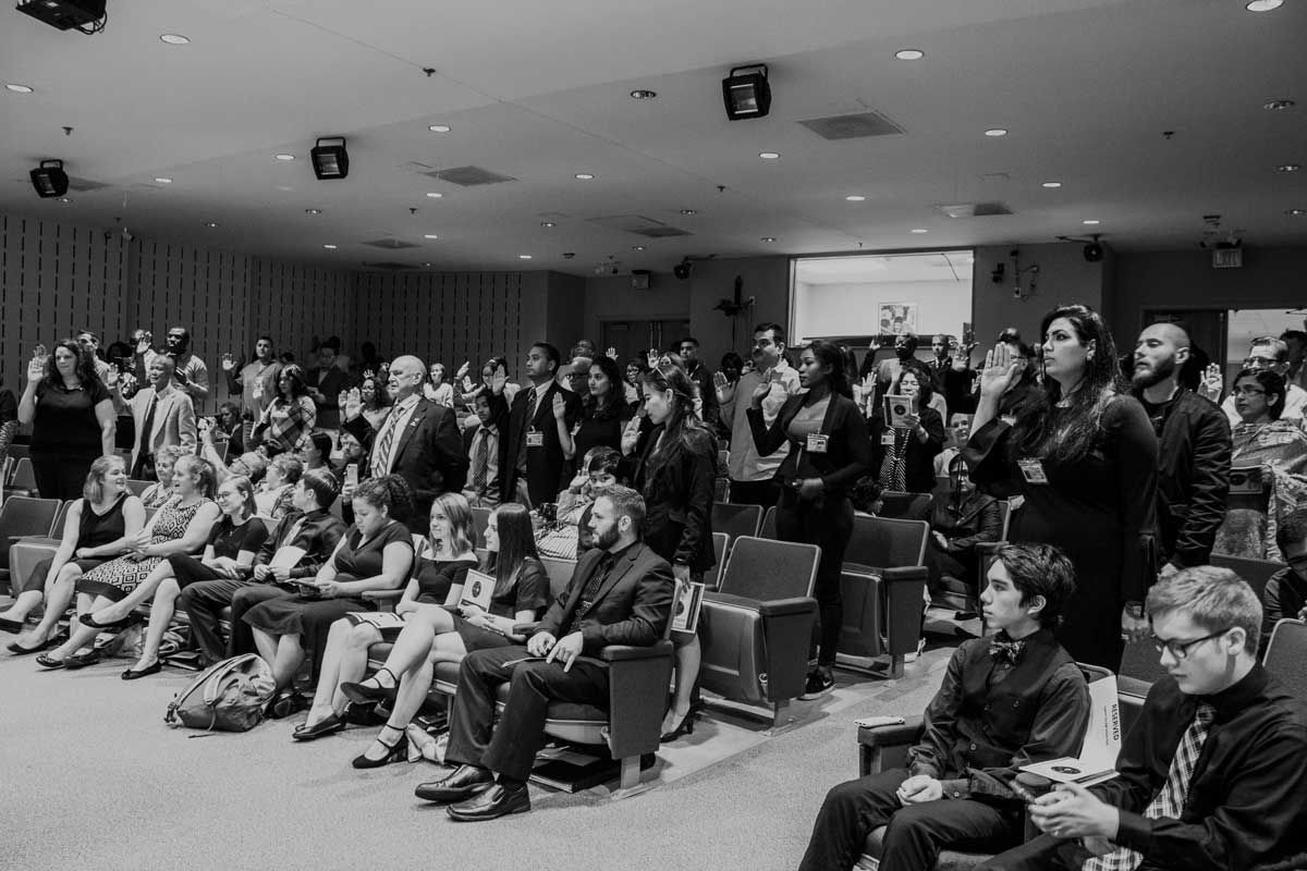 Naturalization Ceremony Group