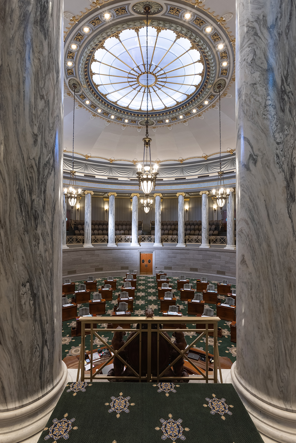 Capitol building in Jefferson City, Missouri.