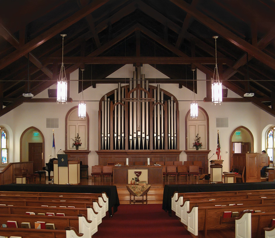 Organ at First Christian Church Jefferson City, Missouri